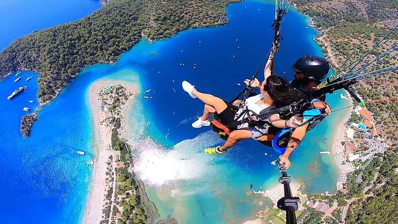 From Marmaris: Fethiye Paragliding Experience w/Lunch - From Marmaris to Fethiye by forest road