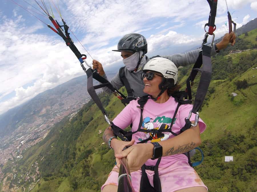 From Medellín: Paragliding Tour with GoPro Photos & Videos - What $109 gets you