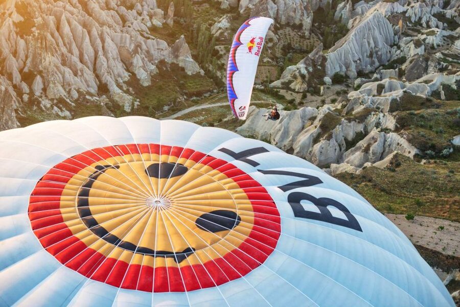 From Urgüp/Göreme: Cappadocia Tandem Paragliding & Transfer - The takeoff: a short burst of nerves