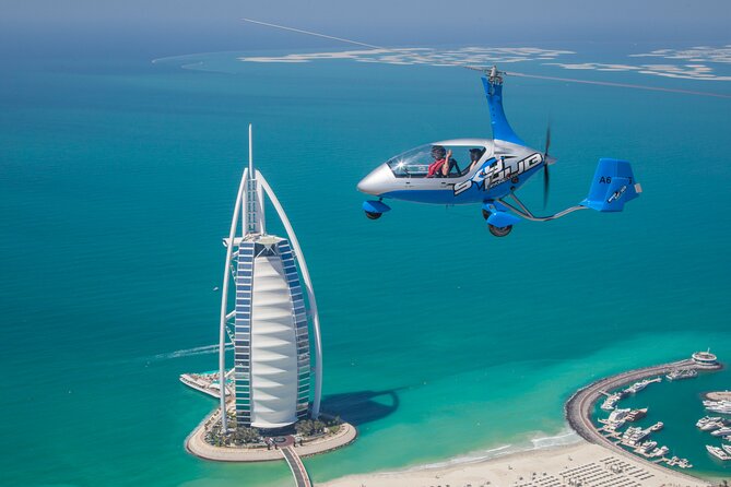 Gyrocopter Dubai Private flight for 20 minutes - What the 20-minute Dubai gyrocopter flight is really like