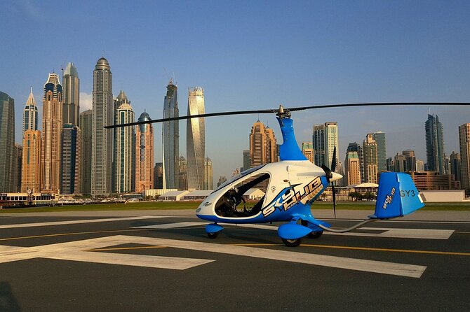 Gyrocopter Dubai Private flight for 20 minutes - Burj Al Arab, Ain Dubai, and the coast