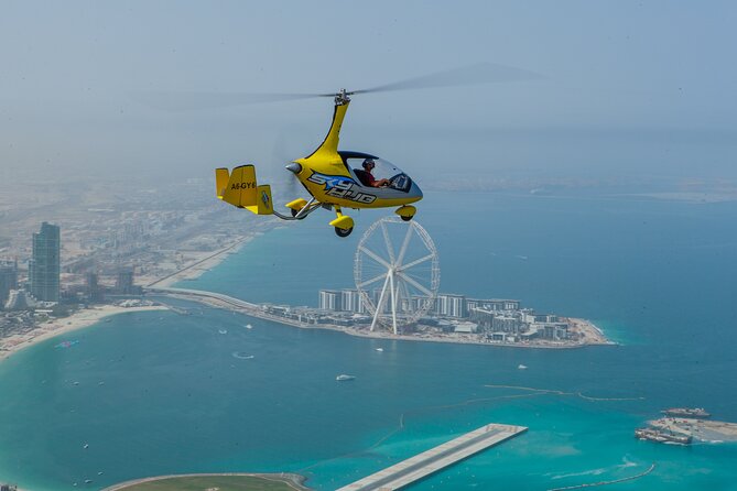Gyrocopter Dubai Private flight for 20 minutes - Weather, visibility, and cancellation risk