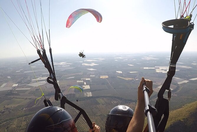 Half day private paragliding adventure in Rome - PETER PAN FLIGHT - Reaching the launch point at ancient Norba
