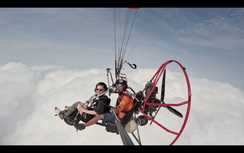 Halong Sky Tour: Powered Paragliding - Taking to the sky in a tandem paramotor trike