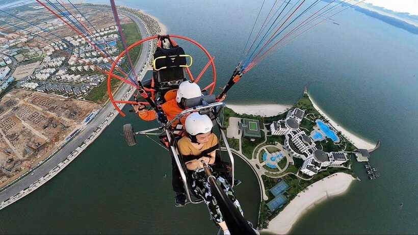 Halong Sky Tour: Powered Paragliding - Finding Halong Airfield in Yen My