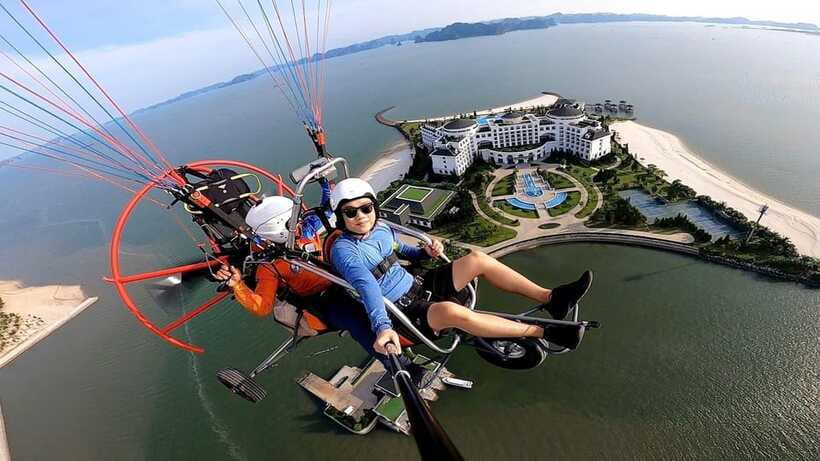 Halong Sky Tour: Powered Paragliding - GoPro footage and what you actually receive