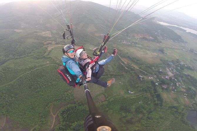 Hanoi Sky Tour: Paragliding - The flight begins outside Hanoi