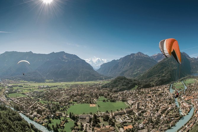 Interlaken and Paragliding Day Trip from Geneva - Taking off with Paragliding Interlaken GmbH