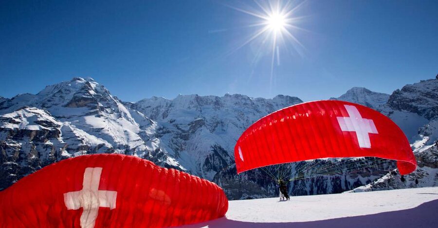 Interlaken: Paragliding Tandem High Flight - The ride up to Beatenberg
