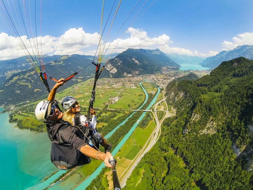 Interlaken: Tandem Paragliding Flight - Flying above Interlaken instead of merely looking at the Alps