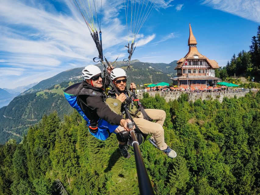 Interlaken: Tandem Paragliding Flight - Ten to twenty minutes of open-air scenery