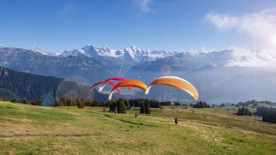 Interlaken: Tandem Paragliding Flight with Pilot - Meeting in central Interlaken