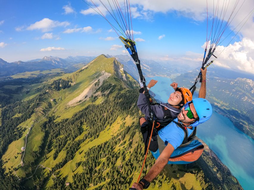 Interlaken: Tandem Paragliding Flight with Pilot - Landing at Höhematte