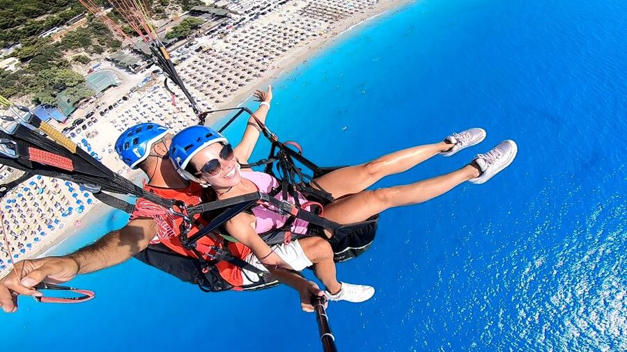 Lefkada paragliding tandem flighs/ Kathisma beach - The GoPro Video Adds Real Value