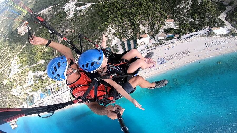 Lefkada paragliding tandem flighs/ Kathisma beach - How the $147 Price Measures Up