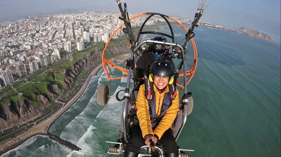 Lima: Paramotor in Costa verde | Adrenaline in the air | - What the 20-minute schedule really means