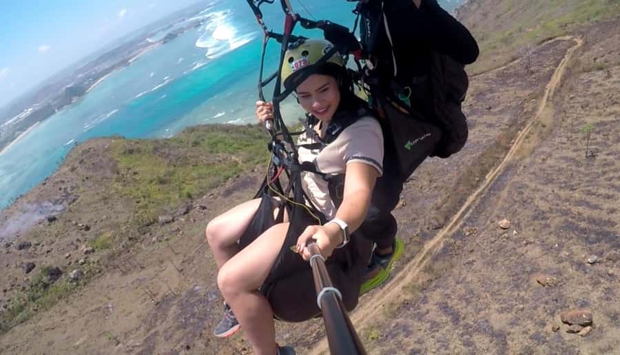 Lombok : Tandem Paragliding with Pilot & Beach Tour - What happens if the wind changes