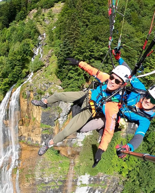 Lucerne: Unique Tandem Paragliding Experience - Riding up to the take-off point