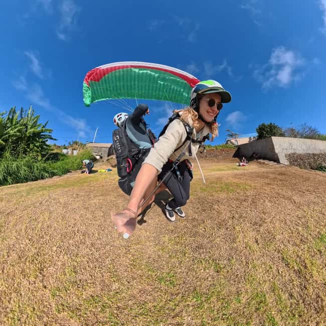 Madeira: Tandem Paragliding Flight - Views of mountains, valleys, and the Atlantic