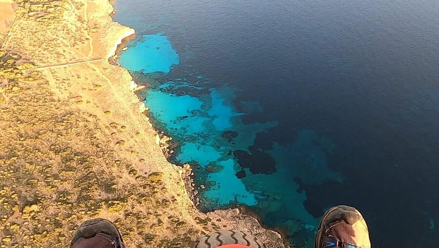 Mallorca: Paramotor Flight - Basic - Leaving the ground above Mallorca