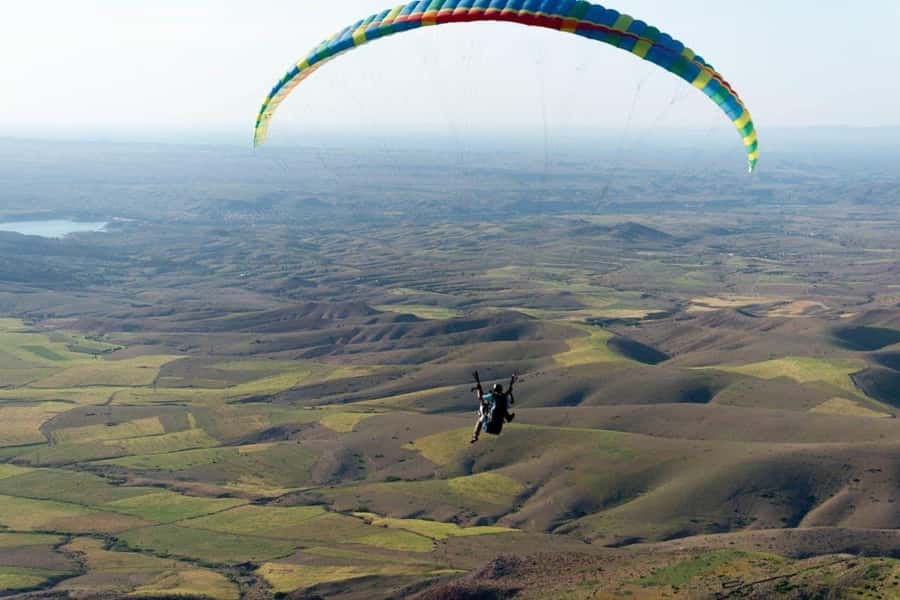 Marrakech: Paragliding over Agafay Desert & Atlas Mnt Views - Reaching the launch point above 1,000 meters