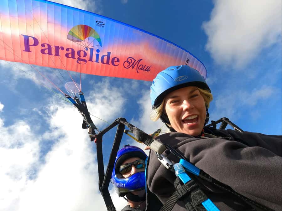 Maui: Top Gun Paragliding Tandem Flight - A takeoff that needs running, not jumping