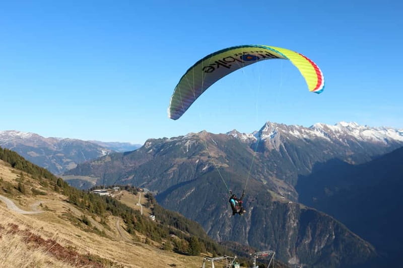 Mayrhofen: Private Paragliding Flight - All Levels - Freedom - The mountain views from takeoff to landing