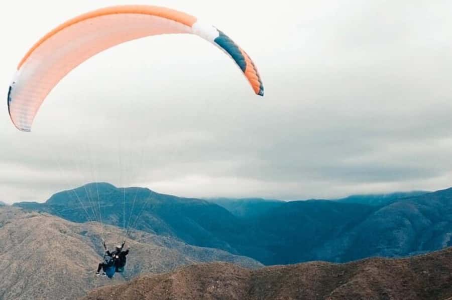 Mendoza: Paragliding Tandem Flight with Instructor - Leaving Mendoza for Cerro Arco