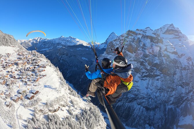 Mürren Lauterbrunnen: Paragliding Panorama Tandem Flights - Mürren and Gimmelwald from the air