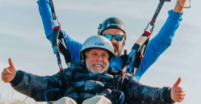 Nazare: Paragliding tandem flight