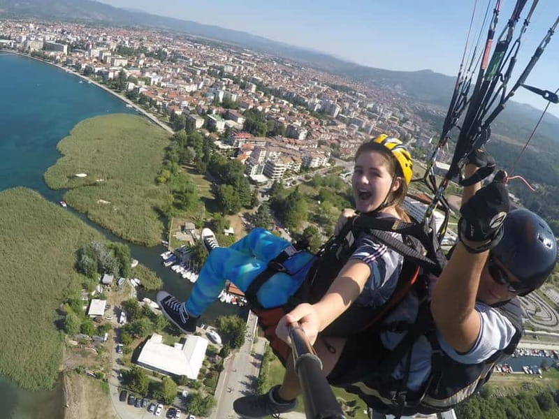 Ohrid: Paragliding Experience with Pick-up - Ten to twenty minutes above Lake Ohrid