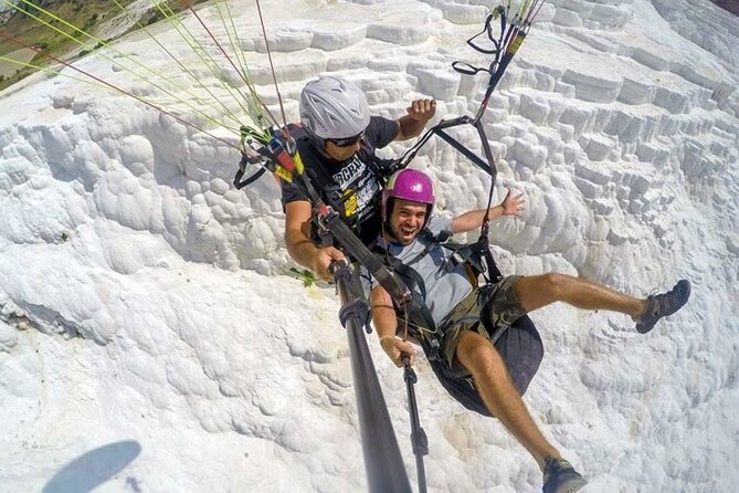Pamukkale Paragliding Experience By Local Expert Pilots - The short run that starts the flight