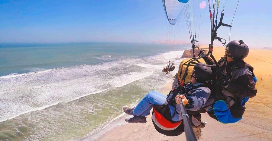 Paracas : Paragliding - Fly Like a Bird - Morning timing can shape your experience