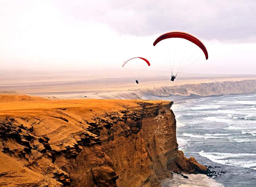 Paracas : Paragliding - Fly Like a Bird - Language, group size, and pickup