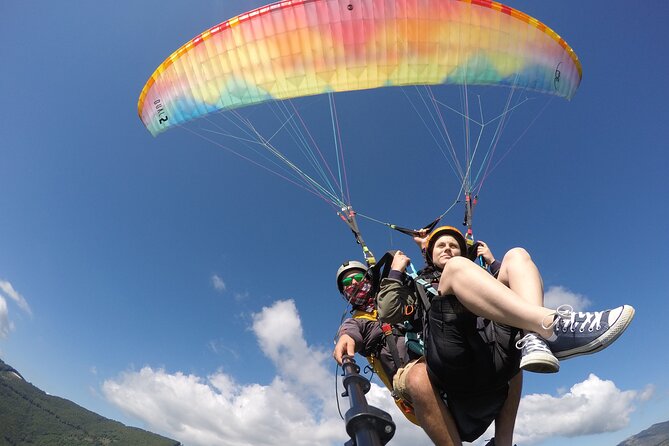 Paragliding Above Lake Ohrid in North Macedonia - Lake Ohrid from above