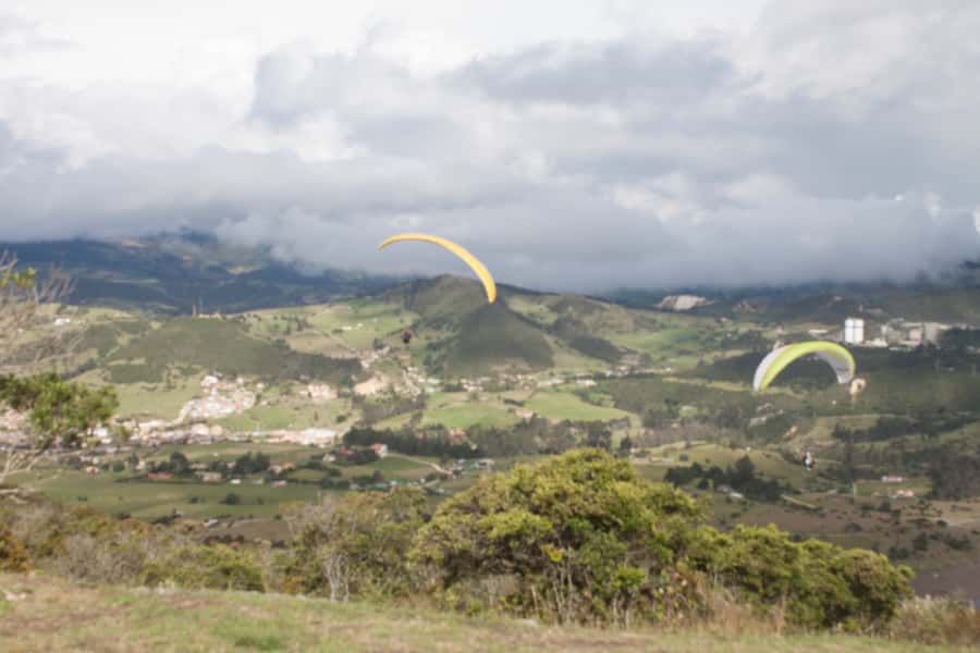 Paragliding Activity with Transfers from Bogota - La Cabaña Alpina and Sopó’s dairy treats