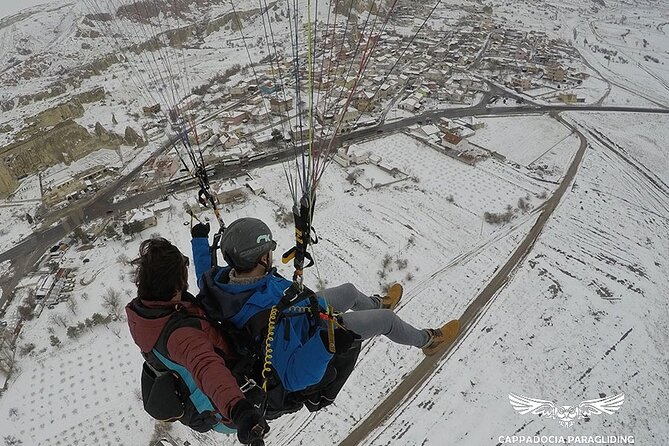 Paragliding Adventure in Cappadocia - Cavusin and the wider valley view