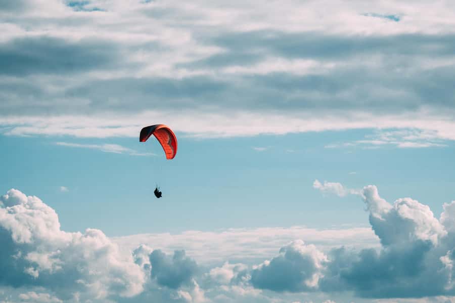 Paragliding Experience - Reaching the takeoff zone and preparing to fly