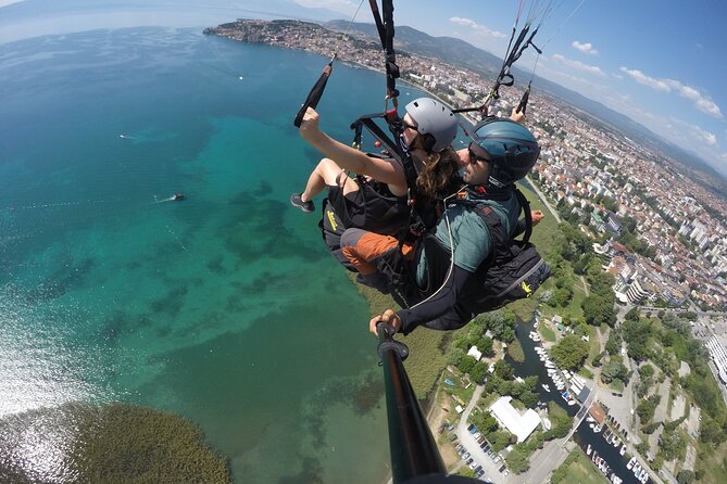 Paragliding First Class Above Ohrid - What you can see from 1,700 or 1,300 meters