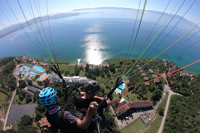 Paragliding First Class Above Ohrid - Who will enjoy this most