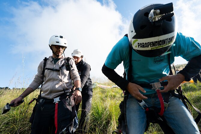 Paragliding flight in Palermo - The view toward Zingaro and San Vito Lo Capo