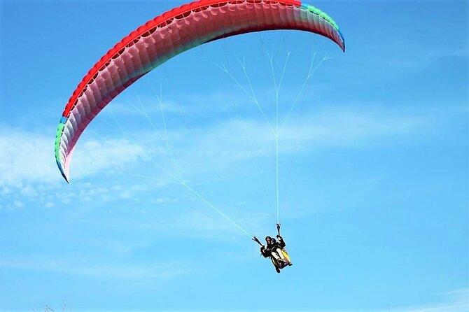 Paragliding flight over the Gardens of Ninfa - The 15 to 20 minutes in the air