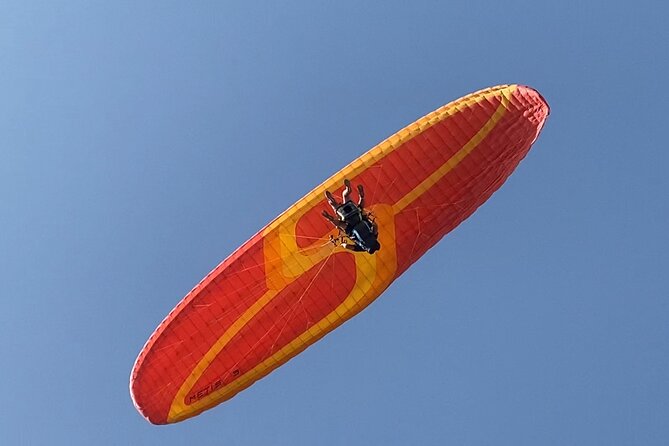 Paragliding Fly Tandem Vlora - Taking off above Vlora from Shashic Mountain
