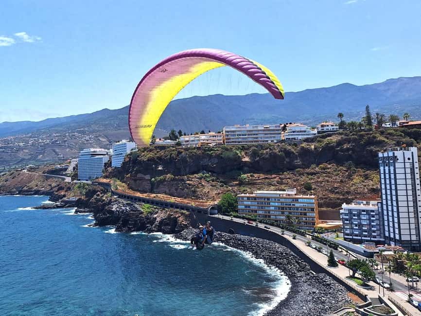 Paragliding from Puerto de la Cruz or Teide National park - What equipment is provided