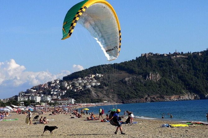 Paragliding in Alanya from Antalya region - From Antalya to Cleopatra Beach