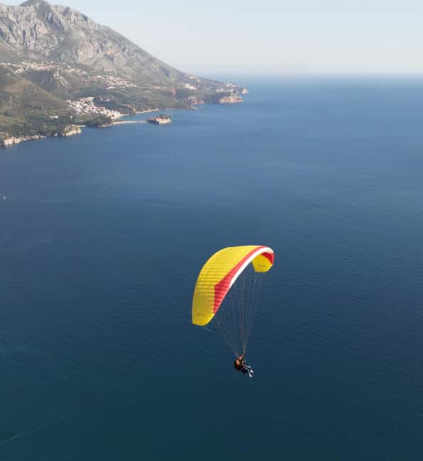 Paragliding in Budva with Certified Pilot (All-Inclusive) - What the takeoff feels like