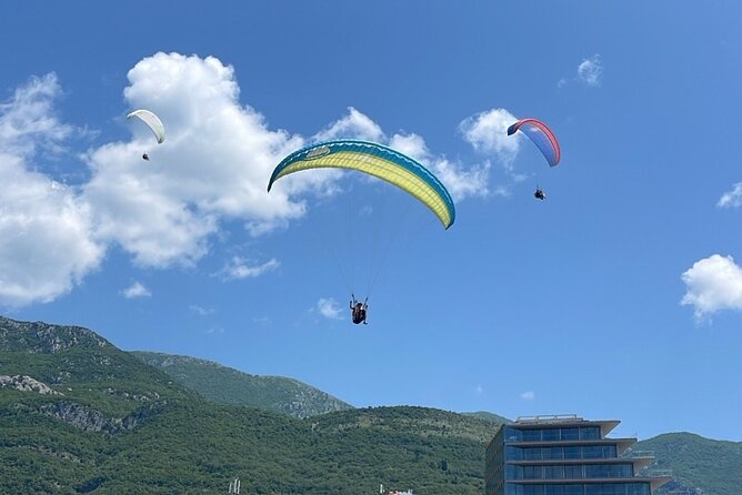 Paragliding in Budva with Certified Pilot (Free Pick-Up Included) - What is included for $117.95