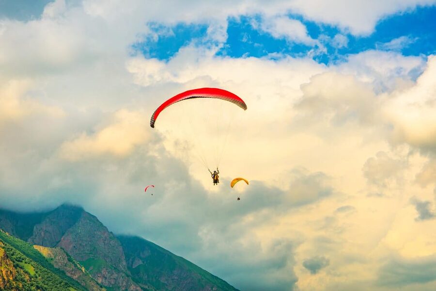 Paragliding in Cañon del Chicamocha - The canyon view is more than a backdrop
