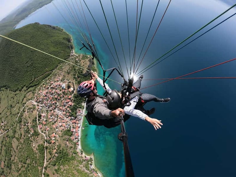 Paragliding Lake Ohrid - What you can see from the launch site