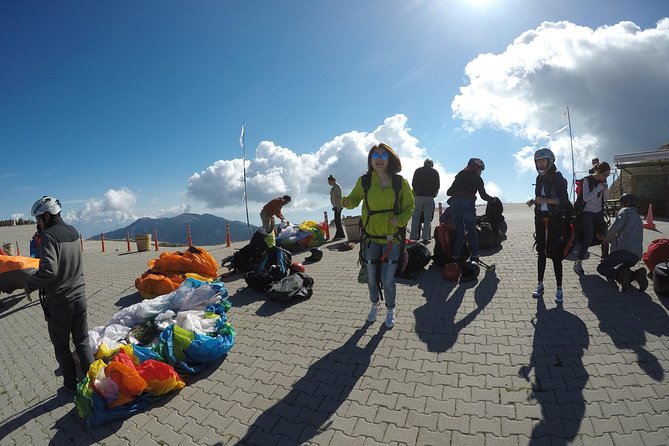 Paragliding Oludeniz Fethiye - Running from Babadag into open air